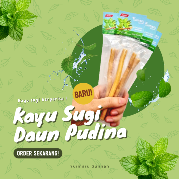 5 Batang Kayu Sugi Perisa Pudina