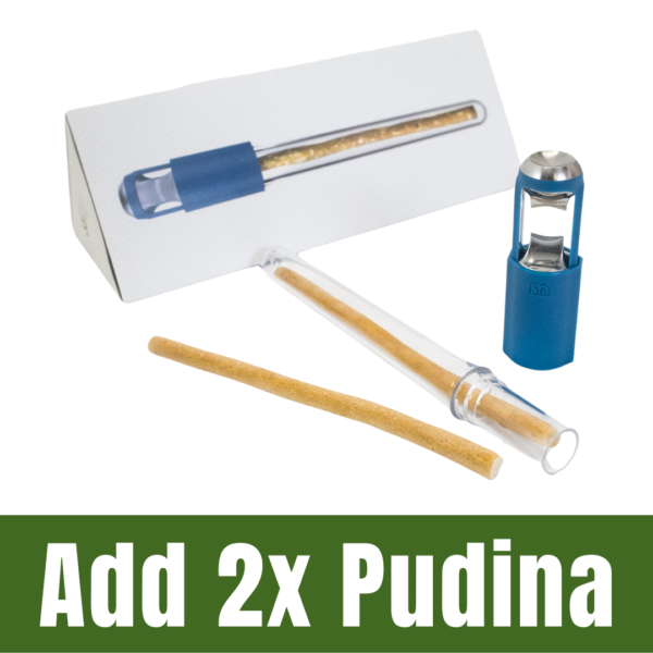 Bekas Pemotong Biru + 2 Batang Kayu Sugi Pudina