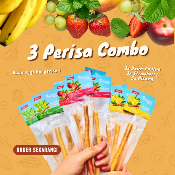 9 Batang Kayu Sugi Perisa Combo